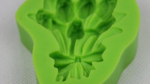 Bunch of Flowers Silicone Mould Cake Icing Baking Mother Easter Decorate Topper