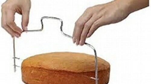 Adjustable Wire Cake Slicer Cutter Leveler Decorating Bread Wire Decor Tool UK
