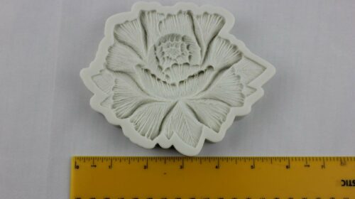 Large Flower silicone mould Resin Icing Fondant Ice Soap Sugar Craft Melt 3