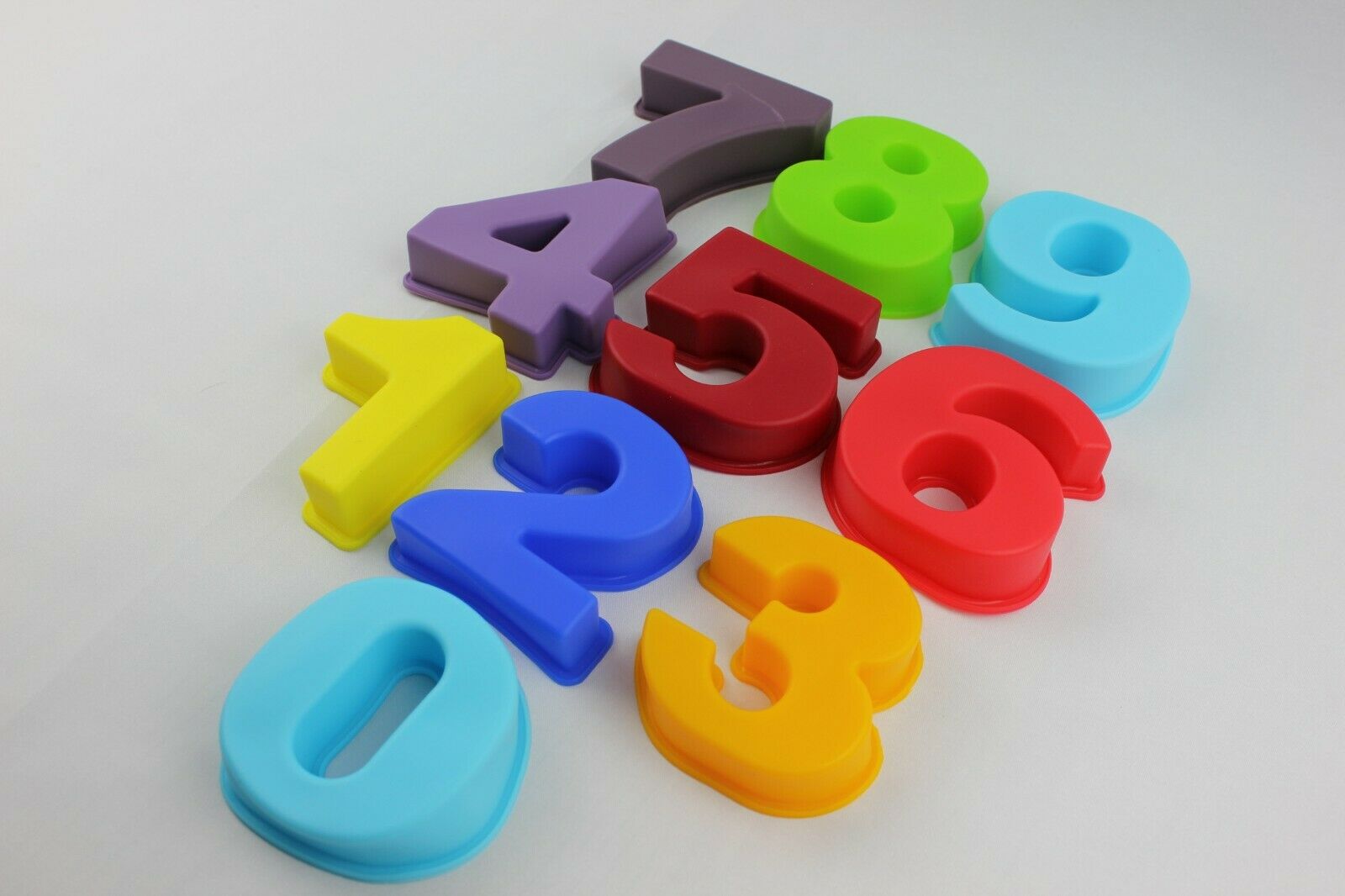 Cake Numbers Large Full Set Silicone Mould Birthday Bakeware Melts Ice Chocolate