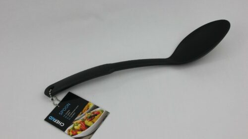Chef Aid Black Nylon Cooking Spoon Stirring Mixing