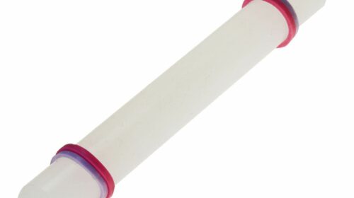 Rolling Pin with Adjustable Guide Rings pastry Icing Fondant Cake Decorating