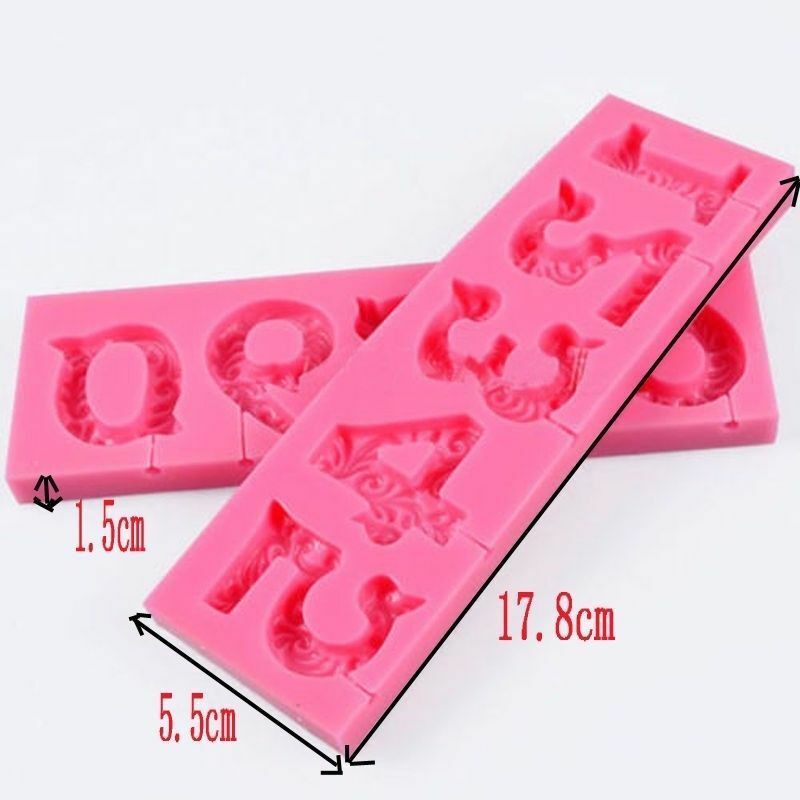 Silicone Mould Large Numbers Great for Candles Lollipops Icing Craft UK SELLER1
