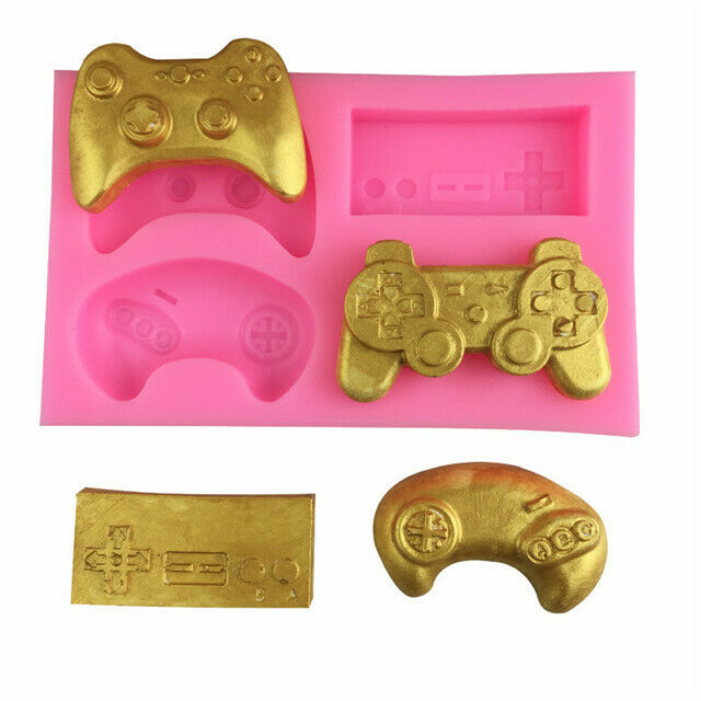 Small Silicone Game Controller Handset x6 Fondant Cake Mould Chocolate Baking
