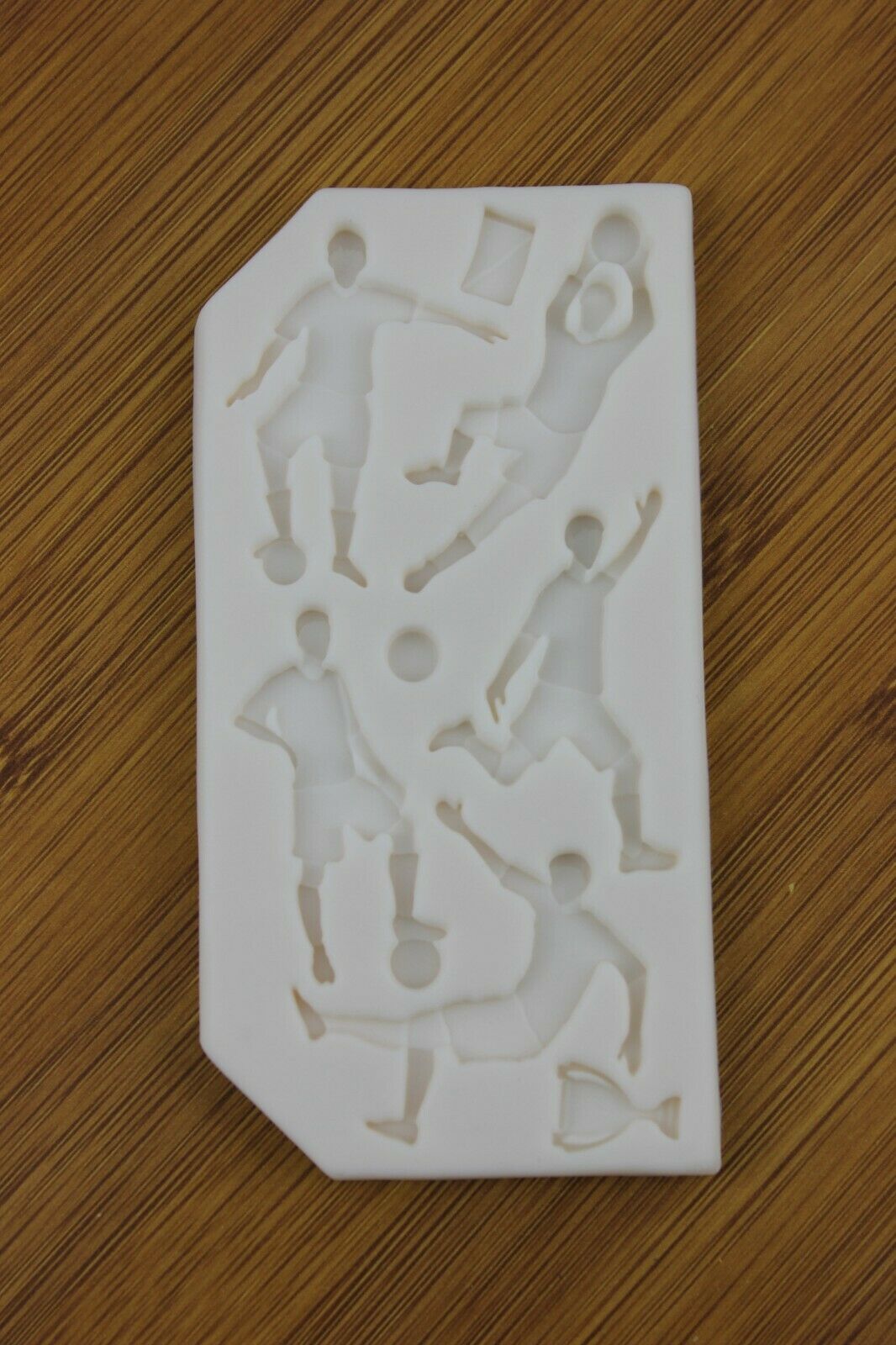 Footballer Silicone mould  Icing Cake  Football Player Soccer