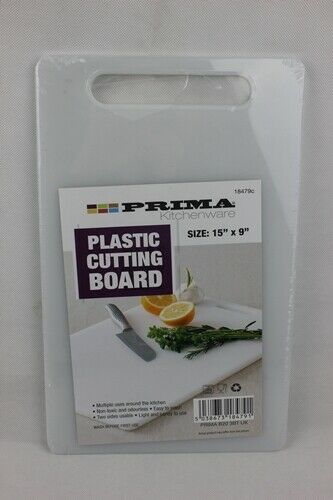 15" x 9" Plastic Cutting Board Multi Purpose Double Sided Chopping Kitchen Tool
